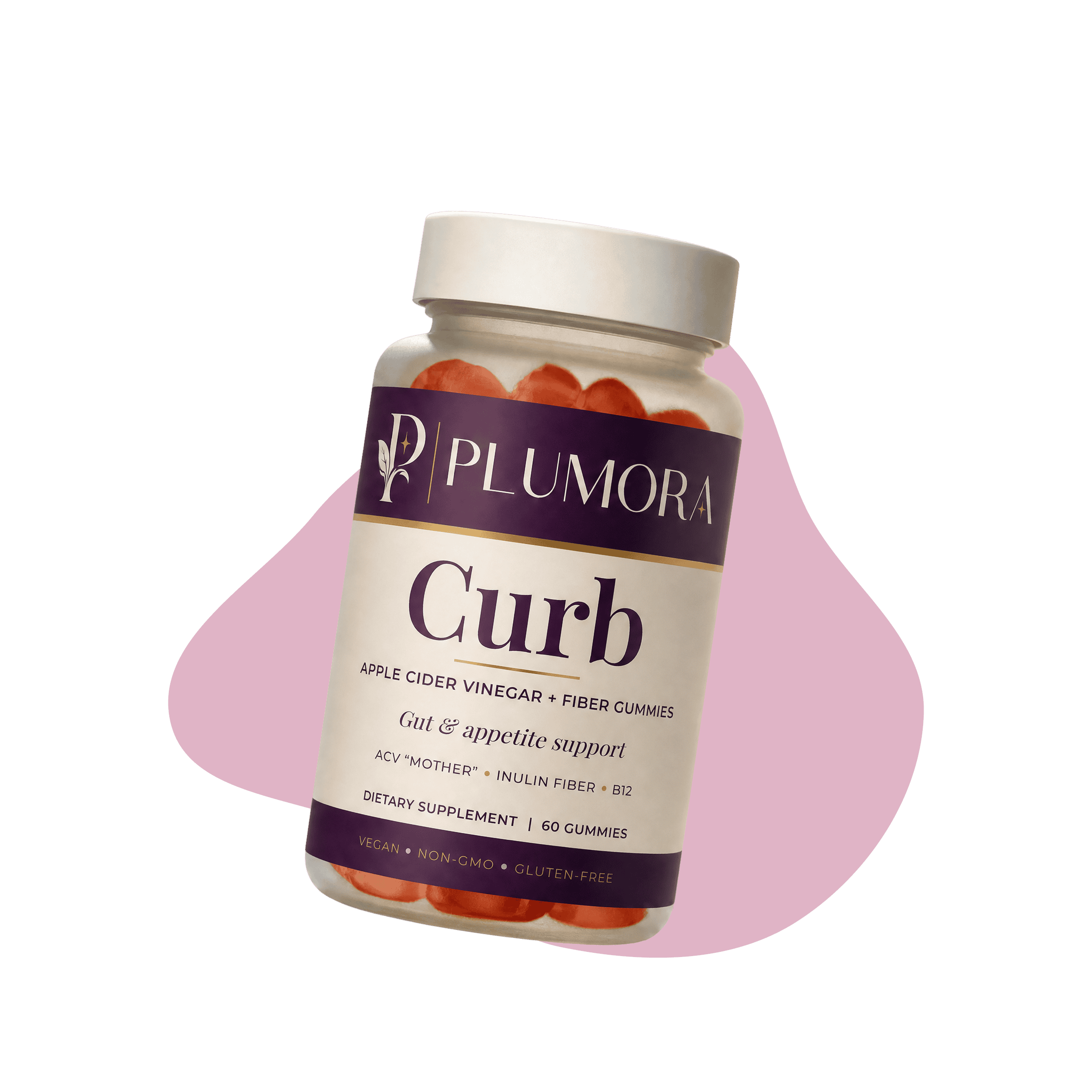 Curb: Apple Cider Vinegar + Fiber Gummies