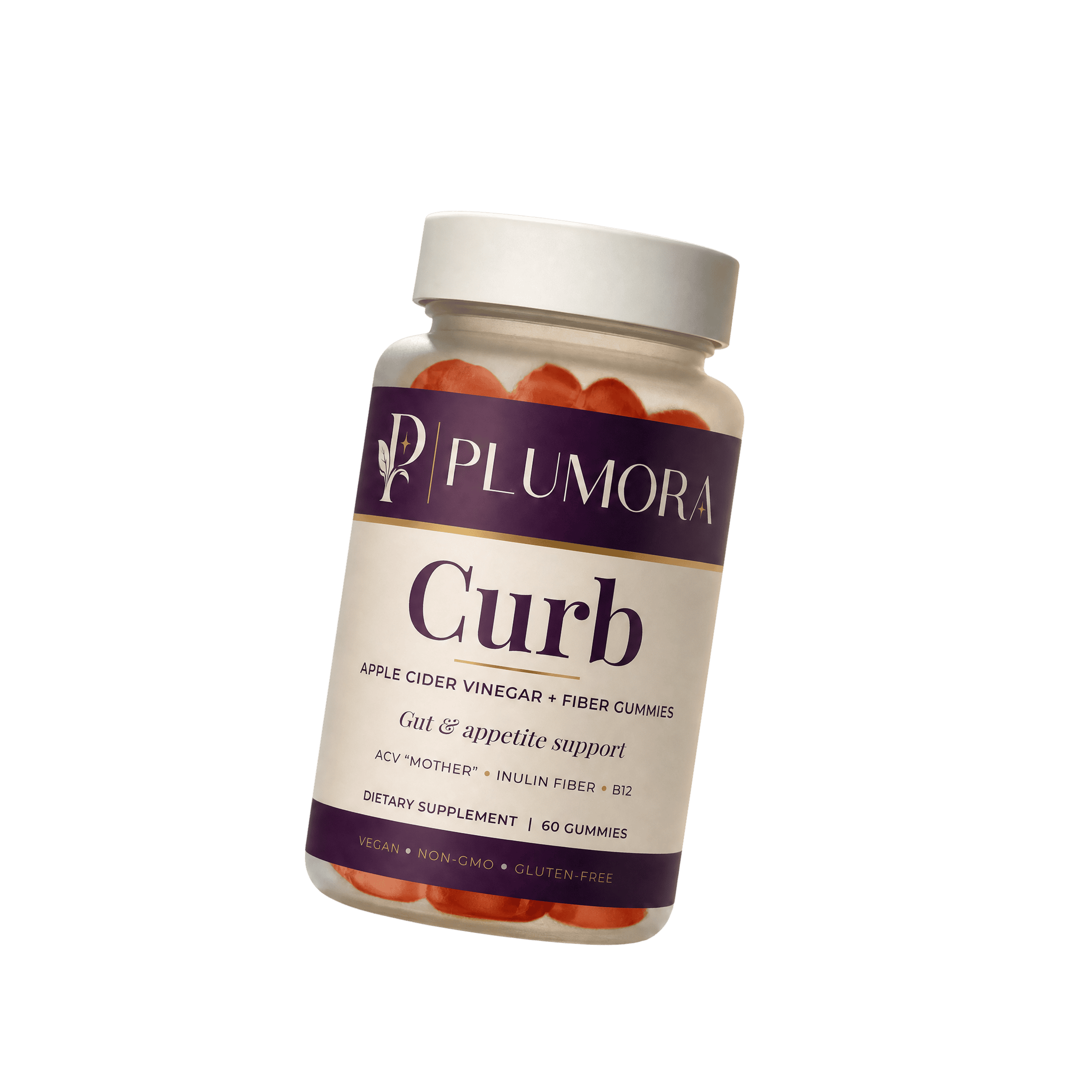 Curb: Apple Cider Vinegar + Fiber Gummies
